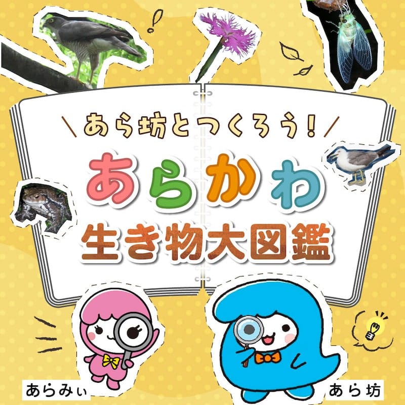 あら坊とつくろう！あらかわ生き物大図鑑