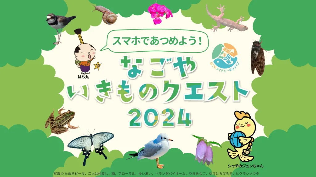 なごやいきものクエスト2024のアイキャッチ画像